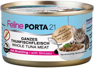 Zestaw Feline Porta 21, 12 x 90 g - Tuńczyk ze szprotkami - Mokra karma dla kotów - miniaturka - grafika 1