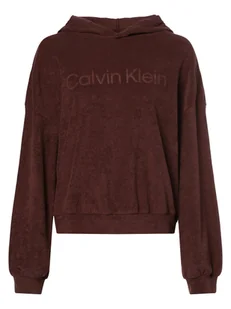 Calvin Klein Damska koszulka od piżamy Kobiety brązowy jednolity, S - Koszulki i topy damskie - miniaturka - grafika 1