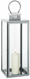 Cilio Lampion Torre M, srebrny, 20x20x63 cm - Lampy ogrodowe - miniaturka - grafika 3