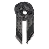 Apaszki i szaliki damskie - Chusta Guess AW5449 VIS03 Czarny - miniaturka - grafika 1