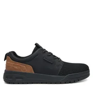 Sneakersy męskie - Sneakersy Bugatti 321-ASF02-6900 Czarny - miniaturka - grafika 1
