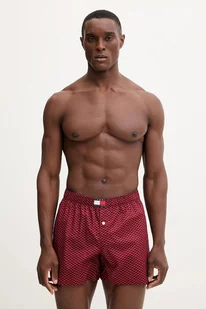 Tommy Hilfiger bokserki bawełniane kolor bordowy UM0UM03712 - Majtki damskie - miniaturka - grafika 1