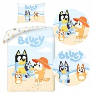 Pościel dla dzieci - Pościel bawełniana 140x200 dziecięca dla najmłodszych Piesek Bluey wakacje - miniaturka - grafika 1