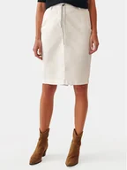 Spódnice - Tatuum Spódnica midi Hinoki 1 T2307.174 Biały Loose Fit - miniaturka - grafika 1