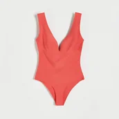 Stroje kąpielowe - Reserved - Kostium kąpielowy z ochroną UV - Czerwony - miniaturka - grafika 1