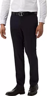 Spodenki męskie - BRAX Męskie spodnie materiałowe Regular Fit Flatfront Style Enrico, granatowy 1., 50 - miniaturka - grafika 1