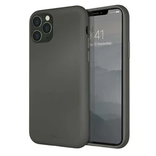 UNIQ Etui Uniq Lino Hue iPhone 11 Pro, szare 8886463671368 - Etui i futerały do telefonów - miniaturka - grafika 1