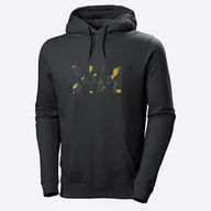 Bluzy męskie - Męska Bluza HELLY HANSEN F2F ORGANIC COTTON HOODIE 62934_984 – Szary - miniaturka - grafika 1