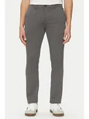 Spodnie męskie - Blend Spodnie materiałowe 20716659 Szary Slim Fit - miniaturka - grafika 1