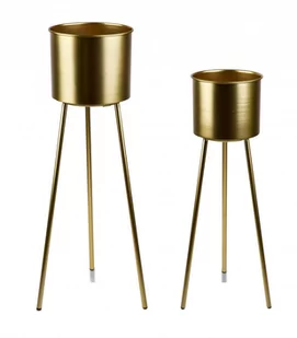 Mondex Komplet kwietników Swen Gold na trójnogu DD.15662 - Kwietniki - miniaturka - grafika 1