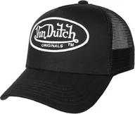 Czapki i chusty sportowe męskie - Czapka Trucker Boston Oval Patch by Von Dutch, czarno-biały, One Size - miniaturka - grafika 1
