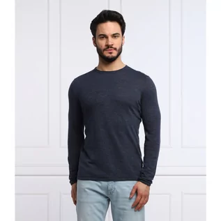 Swetry męskie - Joop! Jeans Lniany sweter | Slim Fit - grafika 1
