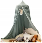 Pościel dla dzieci - Baldachim Niebieski Nad Łóżko Namiot Wiszący - miniaturka - grafika 1