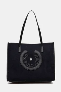 U.S. Polo Assn. torebka Stripes kolor czarny BIUS28456WZC - Torebki damskie - miniaturka - grafika 1