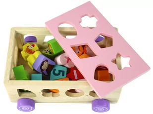 Drewniany Sorter Edukacyjny Kształty Figury Geometryczne - Sortery dla dzieci - miniaturka - grafika 4