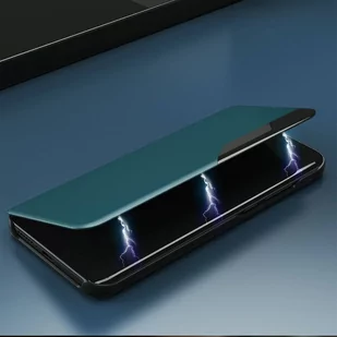 Eco Leather View Case elegancki futerał etui z klapką i funkcją podstawki iPhone 13 mini czarny - Etui i futerały do telefonów - miniaturka - grafika 2