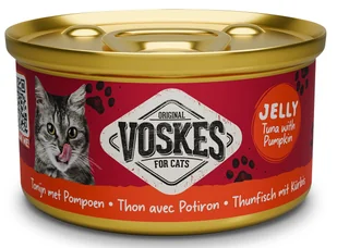 VOSKES Tuńczyk z Dynią w galaretce 85g - Mokra karma dla kotów - miniaturka - grafika 1
