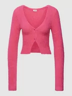 Swetry damskie - Kardigan z fakturowanym wzorem model ‘SWEET’ - miniaturka - grafika 1