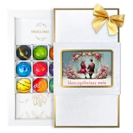 Bombonierki i czekoladki - Bombonierka - WALENTYNKI – Zestaw 9 Pralin - miniaturka - grafika 1