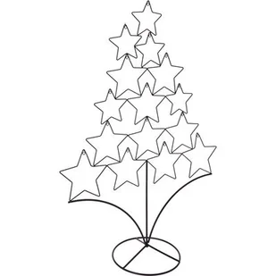 Stojak na bombki metalowy 56 x 20 x 77 cm - Bombki - miniaturka - grafika 1