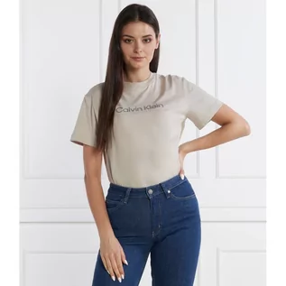 Koszulki i topy damskie - Calvin Klein T-shirt | Regular Fit - grafika 1