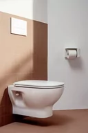 Miski WC - Laufen Lua Toaleta WC podwieszana 52x36 cm Rimless bez kołnierza biała H8200810000001 - miniaturka - grafika 1