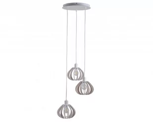 Keter Lighting Nicoleta WH lampa wisząca 3-punktowa 806 - Lampy sufitowe - miniaturka - grafika 1