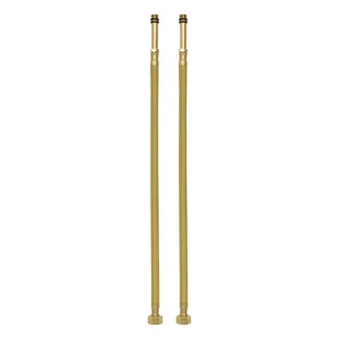 Wężyk elastyczny baterii G3/8" M10 60cm 2szt złoty TECRA 5901095527432 - Węże elastyczne - miniaturka - grafika 1