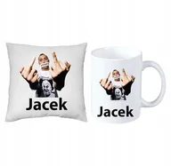 Gadżety dla niej i dla niego - Eminem Raper ZESTAW PODUSZKA + KUBEK + IMIĘ - miniaturka - grafika 1