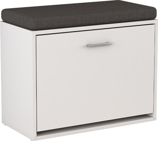 Vicco Ławka na buty Georg, 60 x 49.5 cm z półką, Biały