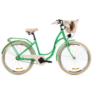 Rowery - Rower miejski damski GOETZE Style 26" Alu NewLine 3B kosz - miniaturka - grafika 1