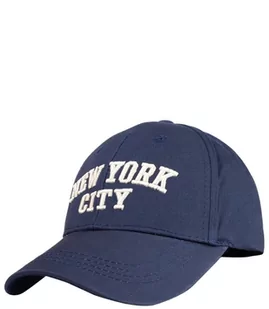 Czapka z daszkiem ozdobiona napisem NEW YORK CITY - Czapki damskie - miniaturka - grafika 1
