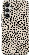 Etui i futerały do telefonów - Burga Etui Almond Latte Tough do Samsung Galaxy A54 5G, beżowe z czarnymi kropkami - miniaturka - grafika 1
