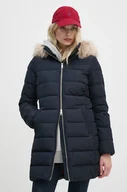 Kurtki damskie - Tommy Hilfiger kurtka puchowa damska kolor granatowy zimowa WW0WW43234 - miniaturka - grafika 1