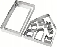 Formy do ciast - DOMEK Z PIERNIKA ZESTAW WYKRAWACZEK 10 szt. GALICJA - miniaturka - grafika 1