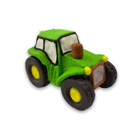 Dodatki do ciast w proszku - Figurka cukrowa Czerpaczka zielona koparka traktor - miniaturka - grafika 1