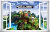 Naklejki na ścianę - Naklejki na ścianę Minecraft Gra Postacie Naklejka XXL 115x75 cm #39 - miniaturka - grafika 1