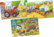 Puzzle - Puzzles Fahrzeuge: 27,5 x 17,5 x 0,3 cm, Holz, 24-teilig, 3 Motive, per Set - miniaturka - grafika 1