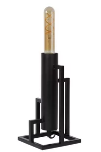 Lucide Stojąca LAMPA stołowa ZILDA 08526/01/30 industrialna LAMPKA nocna loft czarna 08526/01/30 - Lampy stojące - miniaturka - grafika 1