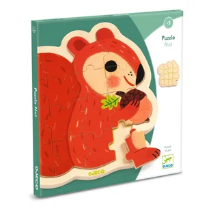 Drewniane puzzle w ramce WIEWIÓRKA DJ01824 - Puzzle - miniaturka - grafika 1