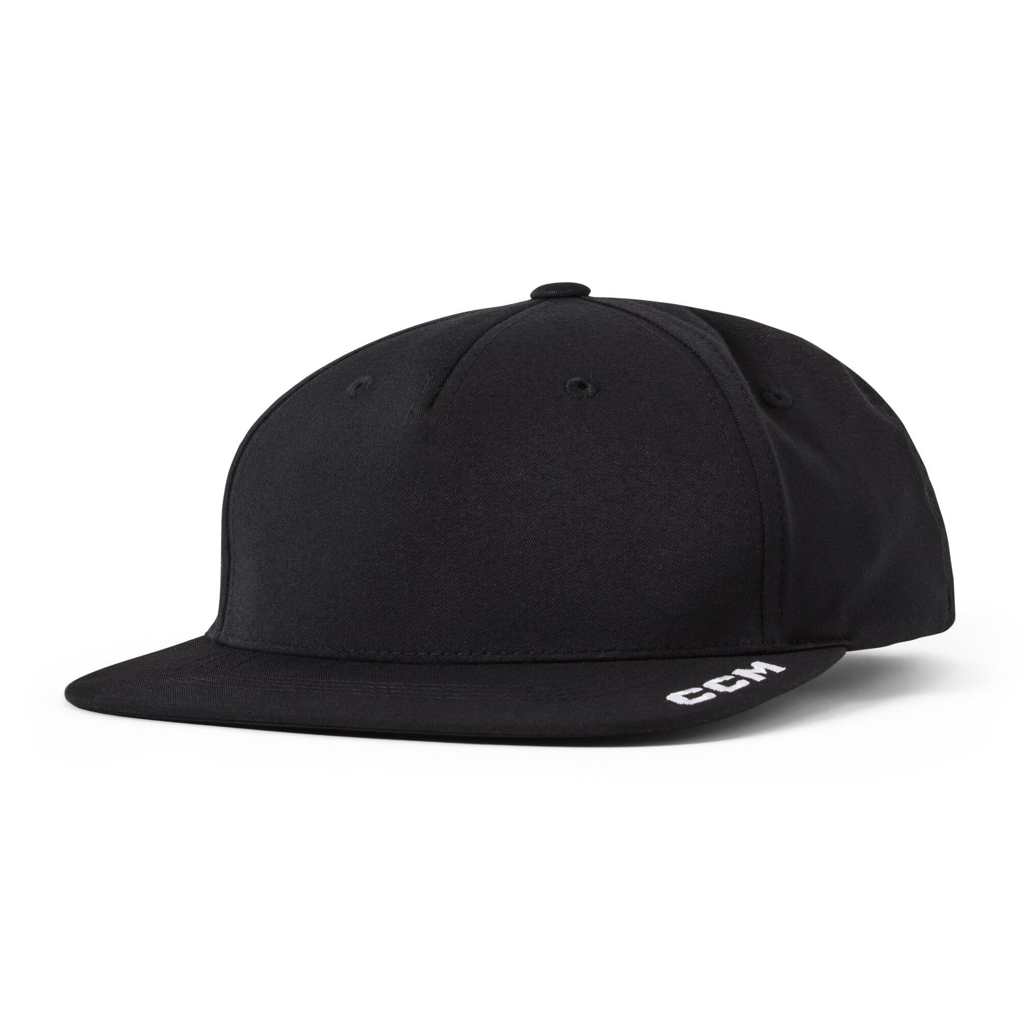 Męska czapka z daszkiem CCM Team Flatbrim Black