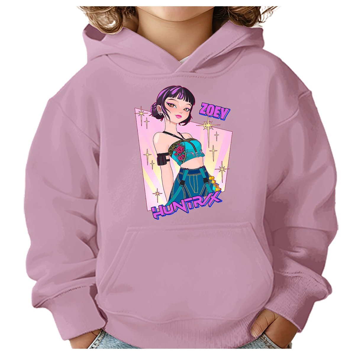 BLUZA DZIECIĘCA HUNTRIX ZOEY KPOP 146-152 Z KAPTUREM BAWEŁNIANA JAKOŚĆ