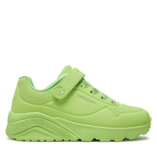 Sneakersy Skechers Uno Lite 310451L/LTGR Zielony - Sneakersy damskie - miniaturka - grafika 1