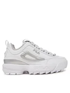 Buty dla dziewczynek - Fila Sneakersy Disruptor M FFT0146 13070 Biały - miniaturka - grafika 1