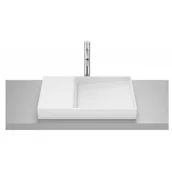 Umywalki - ROCA A32727962B HORIZON Umywalka nablatowa DASH 60x38 cm BIAłY MAT - miniaturka - grafika 1