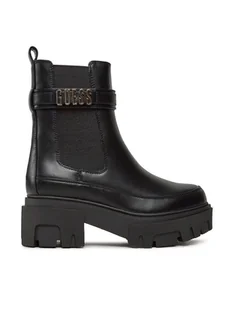 Guess Botki Yelma FL8YEA ELE10 Czarny - Botki damskie - miniaturka - grafika 1