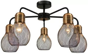 ELEM Lampa sufitowa z siatkowymi kloszami 1989/5 BL CO z serii ARIS - Lampy sufitowe - miniaturka - grafika 1