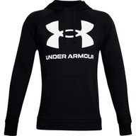 Bluzy sportowe męskie - Bluza męska Under Armour  Rival Fleece Big Logo HD-BLK L - miniaturka - grafika 1