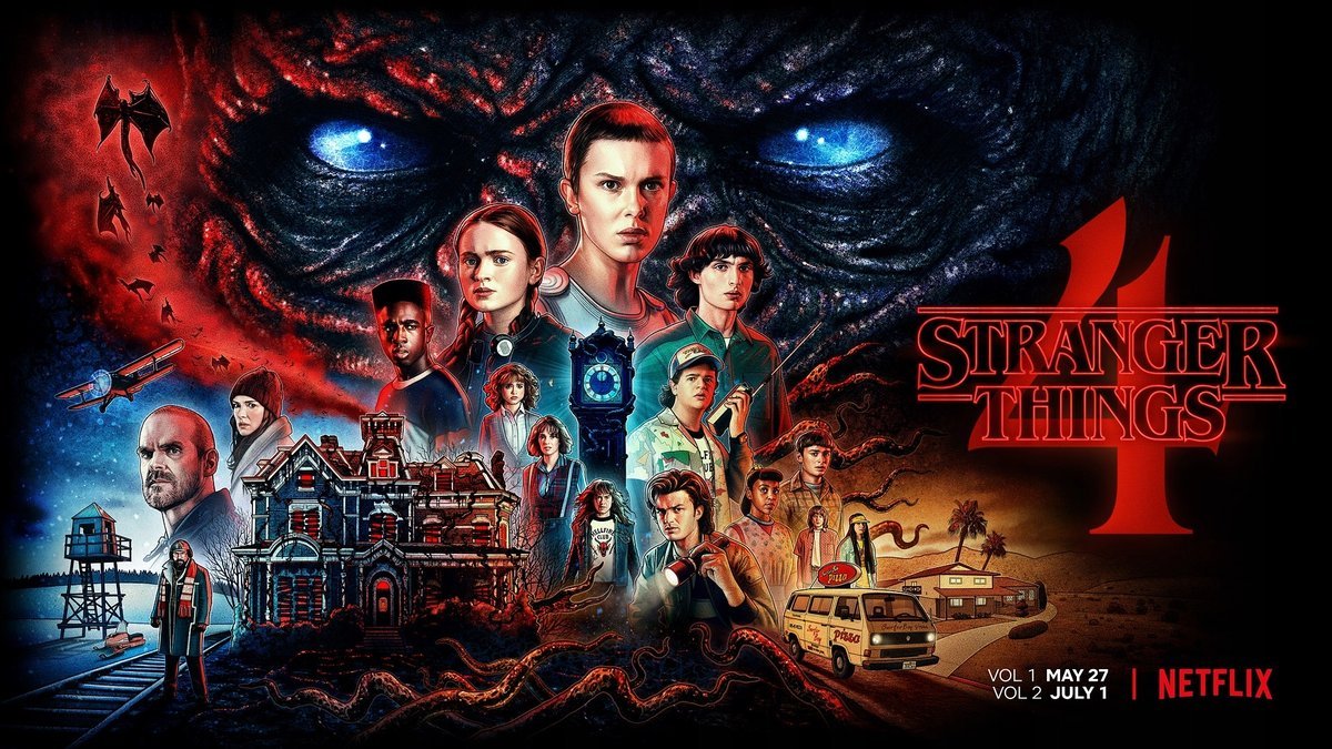 PODKŁADKA POD MYSZ Nadruk 22x18 cm Oryginalny Stranger Things 4 Prezent