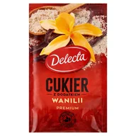 Dodatki do ciast w proszku - Delecta Cukier z wanilią 12 g - miniaturka - grafika 1